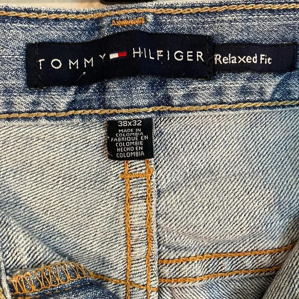Tommy Hilfiger Jeans‎ Light Wash Blue Denim Relaxed Fit